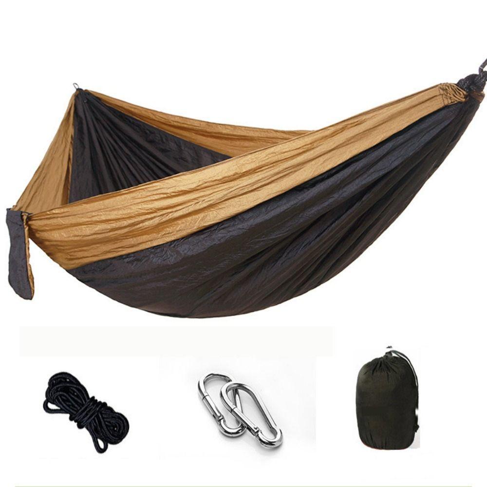 Ultra Light Portable Hammock Nylon Color Matching Double Hammock Hanging Bed Double Person