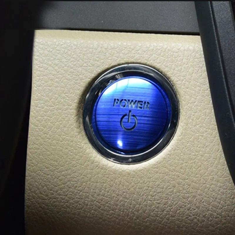 For Toyota Highlander Xu70 Kluger Rav4 Hybrid Sienna - 3d  Engine Push Start Stop Ignition Button Ring Cap Trim