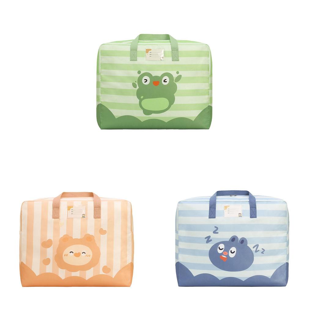 Borsa per Biancheria da Letto Cartoni Animati per Bambini con Grande Capacità per Viaggi e Stoccaggio in Camera da Letto