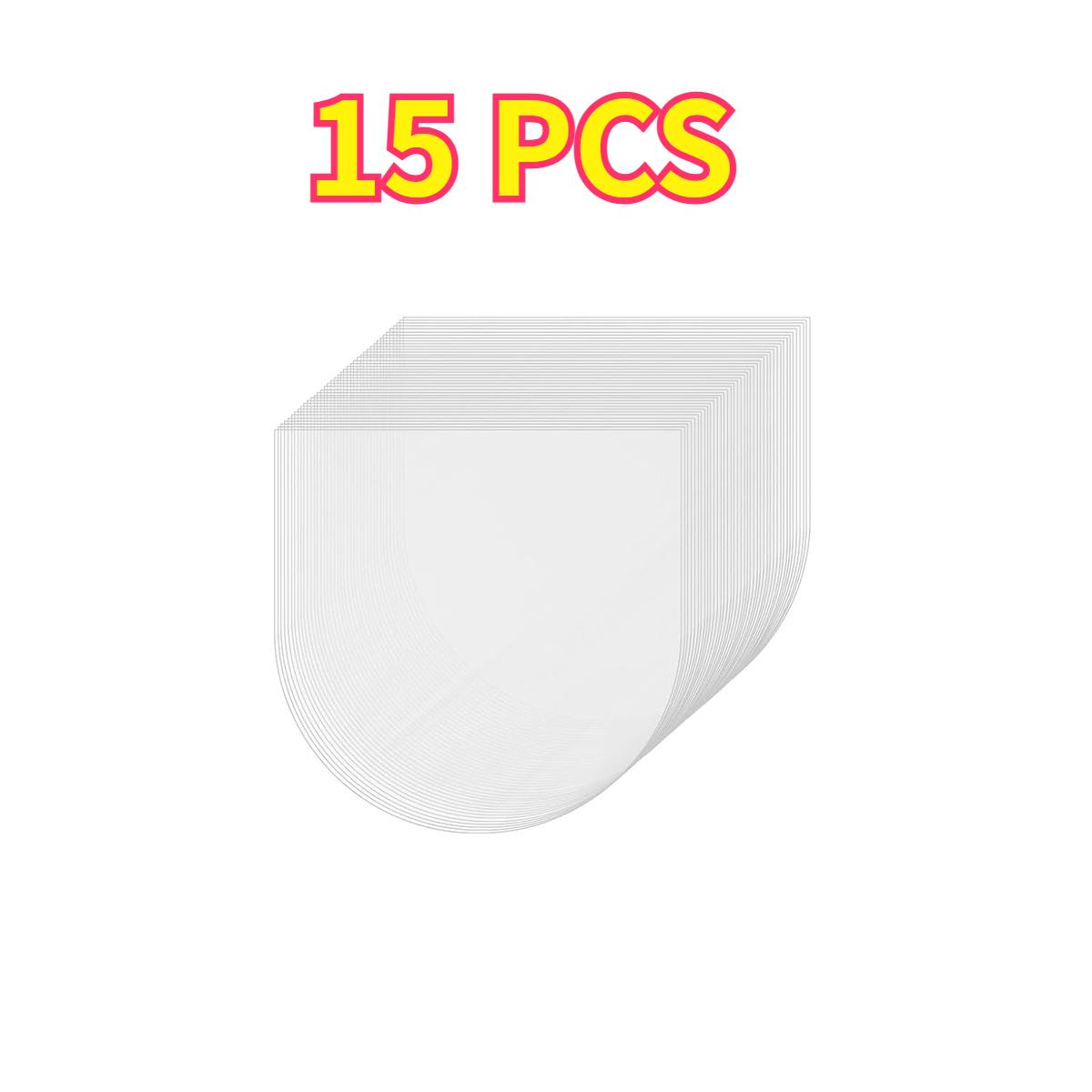 

15/30/60 PCS Record Outer Sleeves – 12 Crystal Clear Protective Covers for LP Albums, Dust & Scratch Resistant