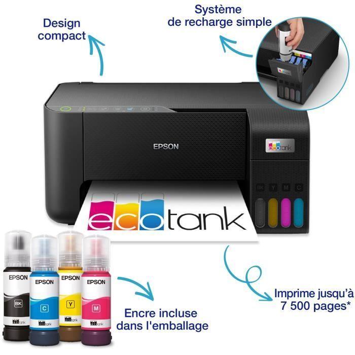 Imprimante multifonction A4 - EPSON - Ecotank ET-2860 - Wi-Fi - Equipée de réservoirs d’encre
