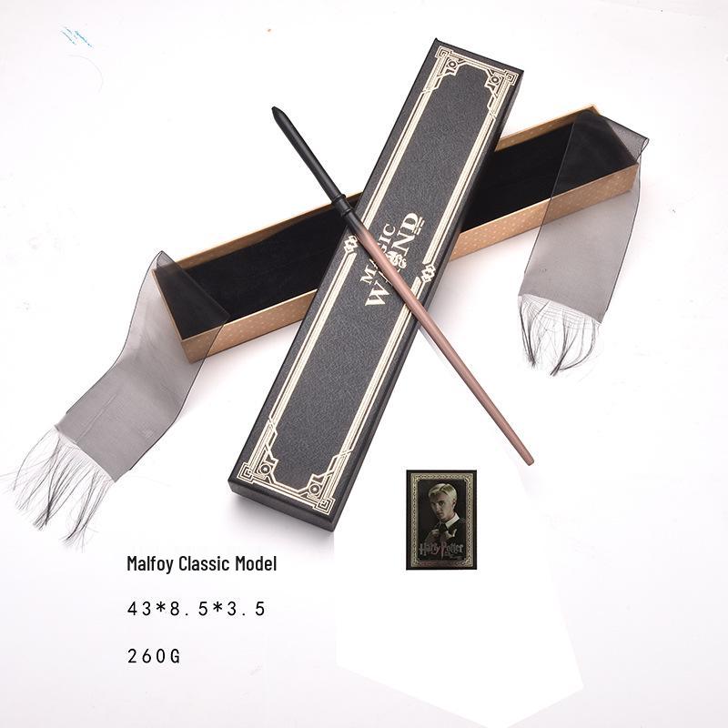 Exquisite Harry Potter Magic Wands: Hermione, Harry, Stainless Steel Core, Gift Box Included