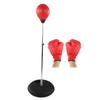 Punching Bag with Stand Gloves Boxing Punching Bag Adjustable Vertical Boxing Ball for Kids Adults