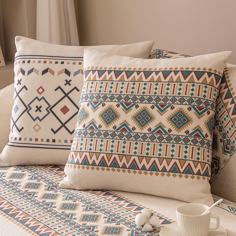 Sofa Cover Universal Double-sided Sofa Cushion Four-season Non-slip Cushion Cotton and Linen Cover Nordic Simple Sofa Towel