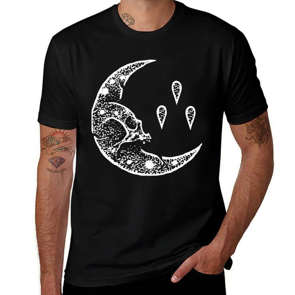 Currents Band Merch Currents Mond Emblem T-Shirt Übergröße Schrumpffreies T-Shirt