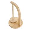 Yarn Holder Wooden Yarn Spinner Rotating Yarn Ball Stand Portable Knitting Crochet Spindle Dispenser for Household Wood