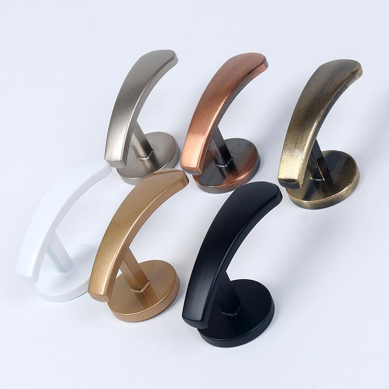 2Pcs Retro Practical Mounted Metal Hooks Curtain Tieback Curtain Hooks Wall Hanger Curtain Holder Home Decor Accessories
