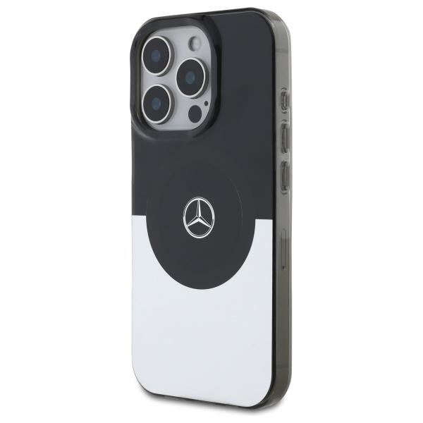 Mercedes Mehmp16X23Hbigk Iphone 16 Pro   Max 6.9 Czarny Srebrny/Black Silver Hardcase Double Layer Bicolor Magsafe