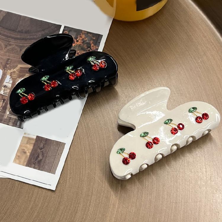 Elegante Designs Kirsch-Haarklammer Haarstyling-Accessoire Verbessert den Gesamtlook Für junge Frauen Modebegeisterte