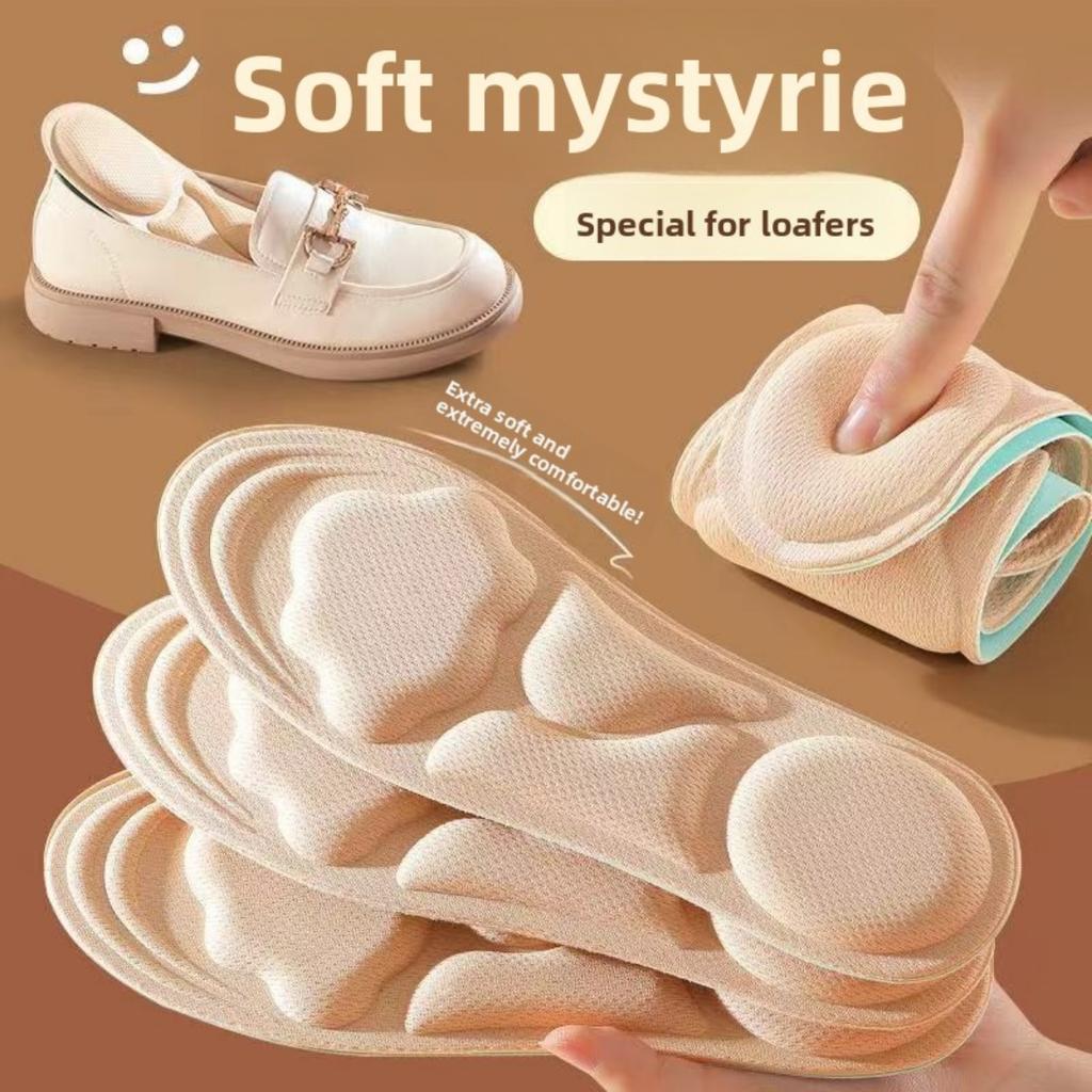 Soft and Cushioned 10mm Breathable Insoles for Men and Women - Ideal for High Heels  Sports Shoes  and Casual Wear