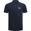 EA7 SS25 Logo Print Breathable Short Sleeve Polo Shirt Men Tops 7M000182-AF10373-UB102