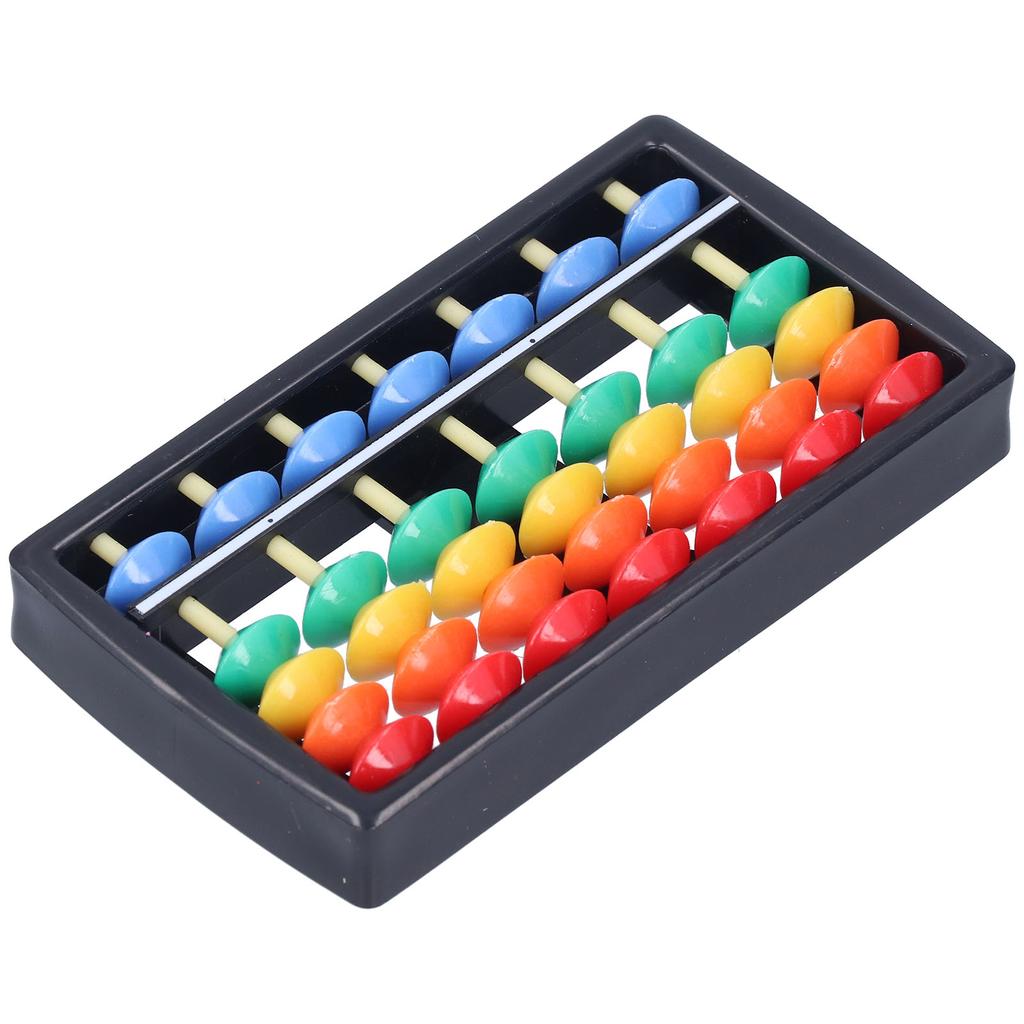 Abacus Exquisite Home Office Portable Colorful Bead Abacus Calculation Tool Educational Toy