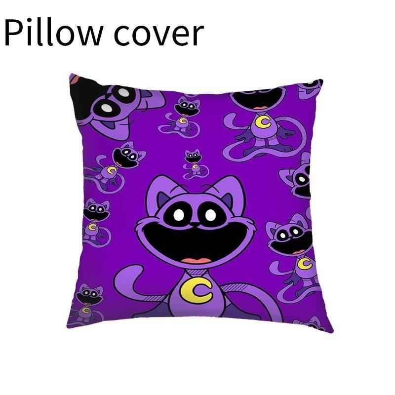 

Poppy Playtime Smiling Critters Pillow Case Game Characters Is Comfortable Soft Purple