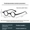 New Fashion Small Round Frame Women's Reading Glasses Retro Ultra Light Neutral HD Personalized Anti Blue Light Glasses