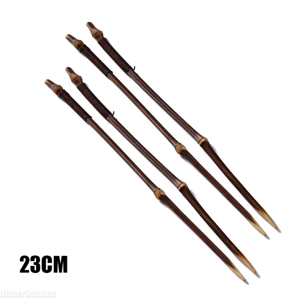 

Набор из 2 палочек для еды в стиле ретро, деревянные палочки для суши, медная обмотка, кухонные принадлежности, японские