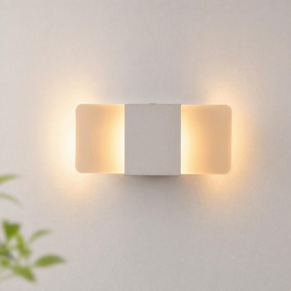 Easy Installation AC85-265V LED Wall Sconce White Acrylic Wall Lamp Rectangular Dimmable Wall Mount Light Bedroom
