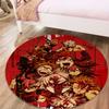 Gachiakuta Anime Round Area Rug,Carpet Rug for Living Room Bedroom Sofa Playroom Decor,Non-slip Floor Mat Q0014