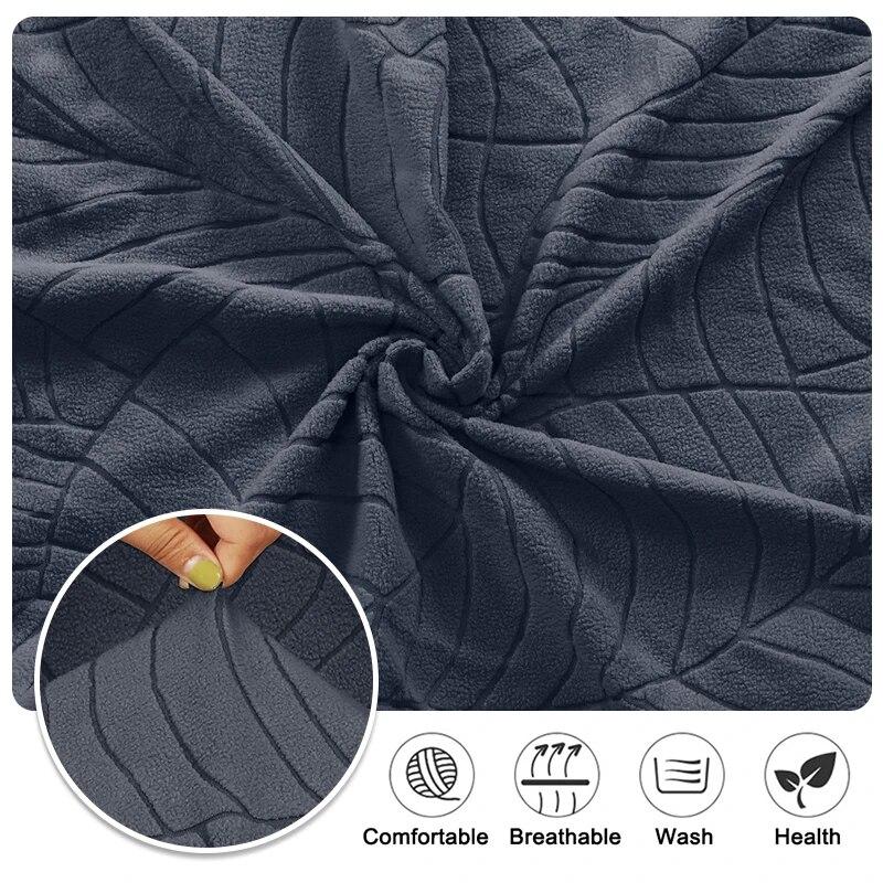 Polar Fleece Elastické žakárové potahy na pohovku Napínací pohovka Potah na křeslo ve tvaru L Potah na pohovku Rohový do obývacího pokoje 1/2/3/4 sedad