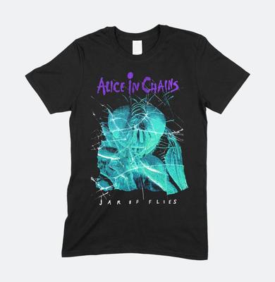 T-shirt Unisexe Noir Alice in Chains Jar of Flies, S-4XL