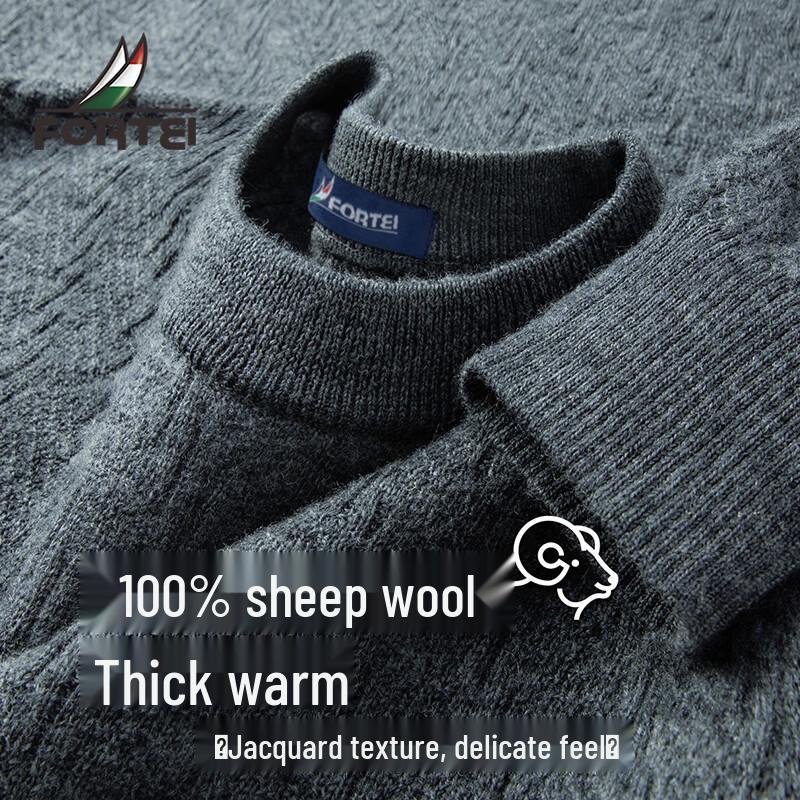 

Men s 100% Merino Wool Round Neck Sweater 54