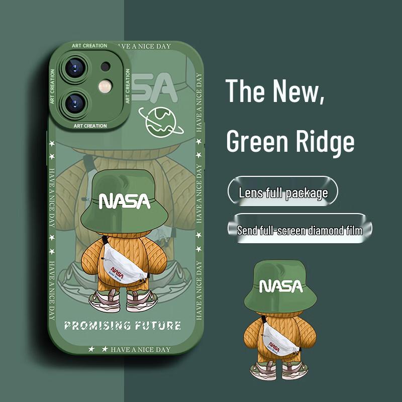 

Naiya Cartoon Silicone iPhone Case with Armor Lens Protection iPhone 12 6.1-inch