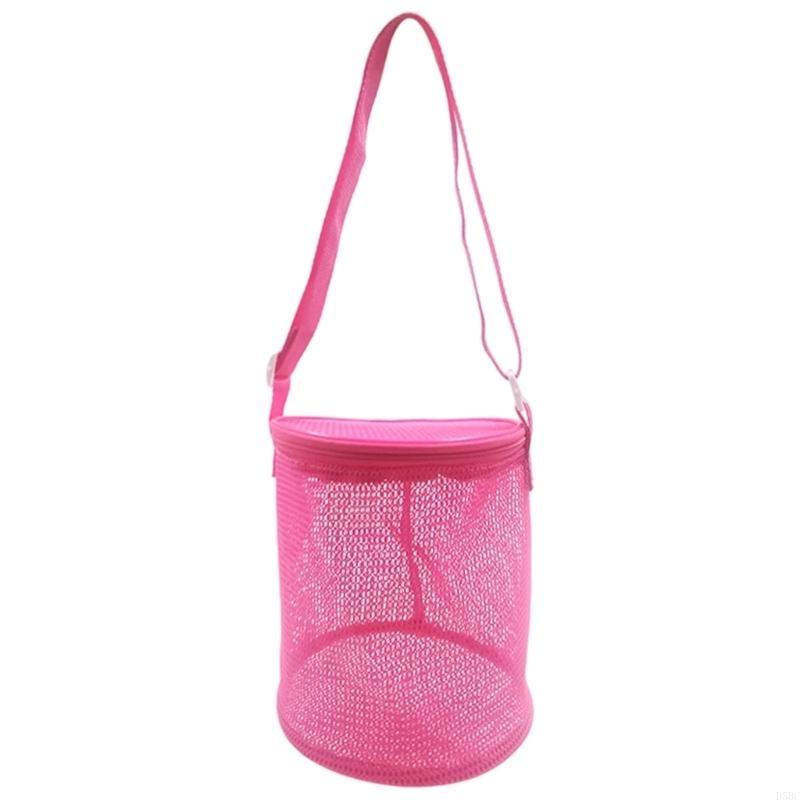 Sand Resistant Mesh Carry Bag Adjustable Strap for Pool Toy and Accessories