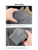 Herren Winter dicker Strick Pullover mit halbem Reißverschluss und Stehkragen