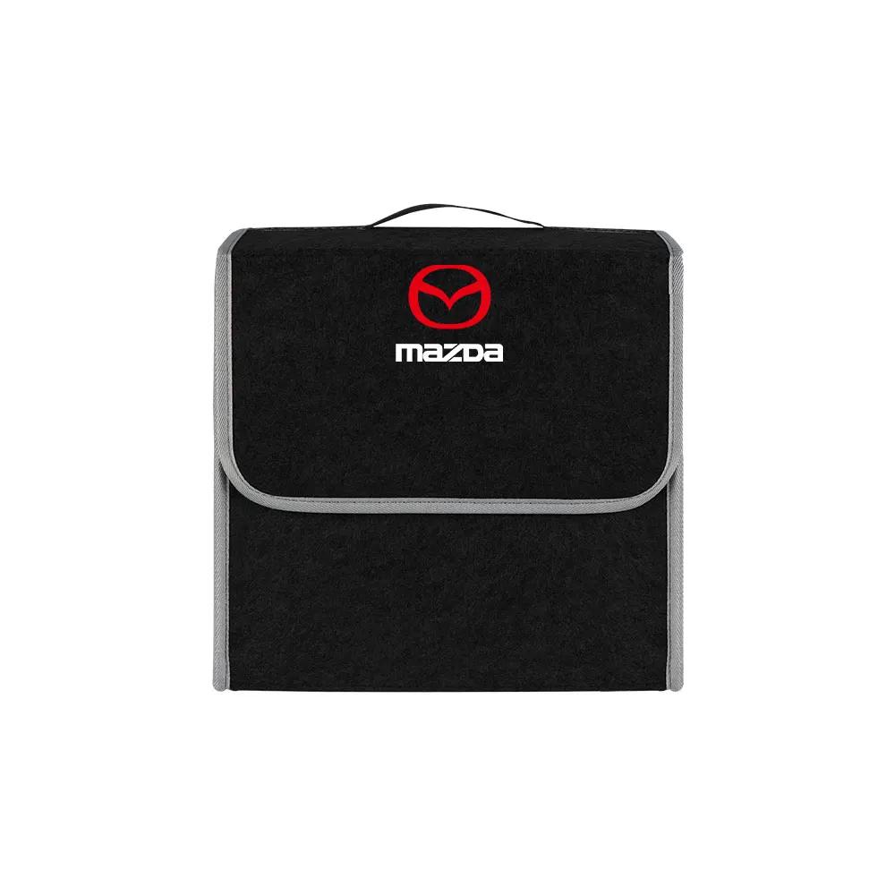 2025 Hot Car Storage Trunk Box Foldable Felt Car Trunk Storage Box Organizer Tidying Bag For mazda Axela Atenza CX-3 CX-5 CX-8 M