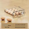 Double-Layer Transparent Egg Storage Drawer for Refrigerators