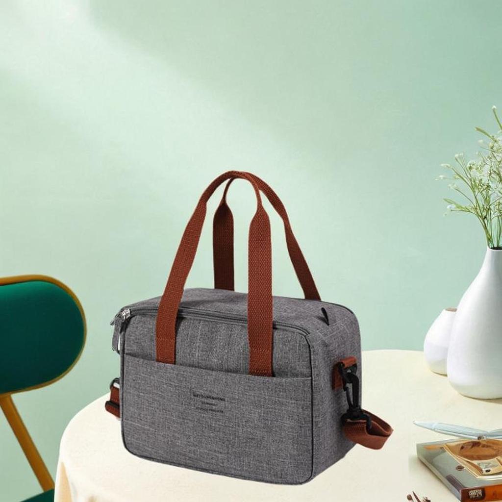 Insulated Cooler Bag Reusable Cold Food Thermal for Office Camping