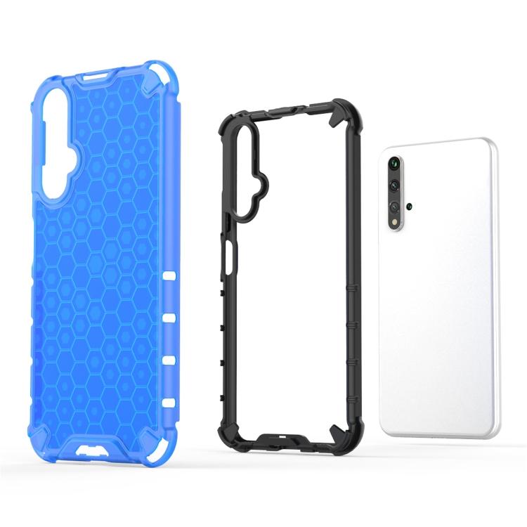 For Huawei Nova 5T Shockproof Honeycomb PC + TPU Case