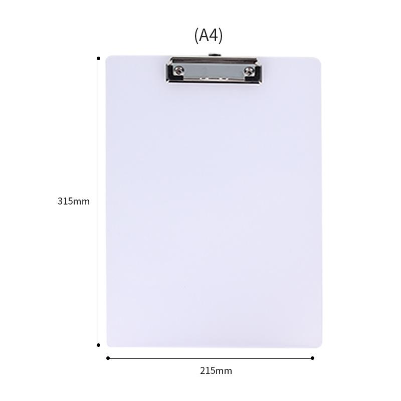 A4 Portablocco Plastica Blocco per Scrittura Cartella Carta Materiale Ufficio Organizzatore Portablocco Scatola Portaoggetti Blocco Documenti Porta Carta