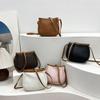 Dámská taška trend Velkokapacitní PU kůže Přenosná crossbody taška Kbelík Jednoramenní taška Crossbody taška