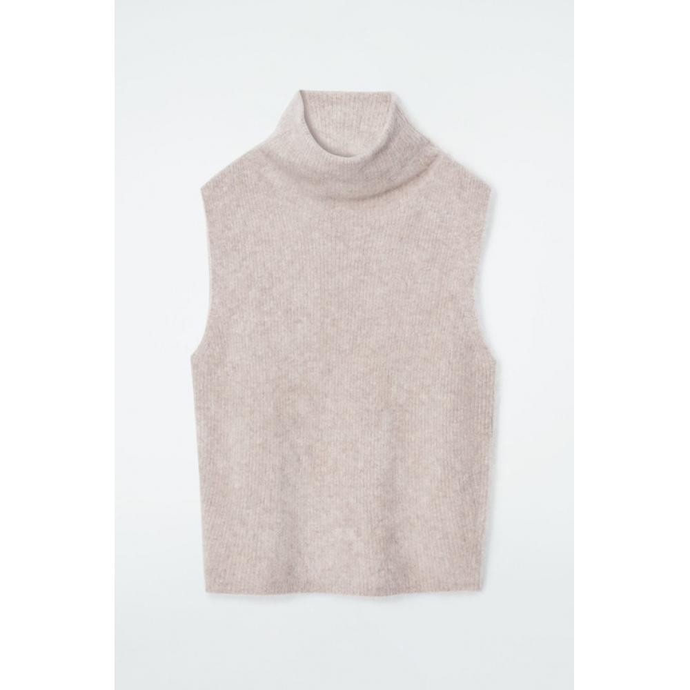 COS Japan Funnel Neck Brushed Cashmere Vest