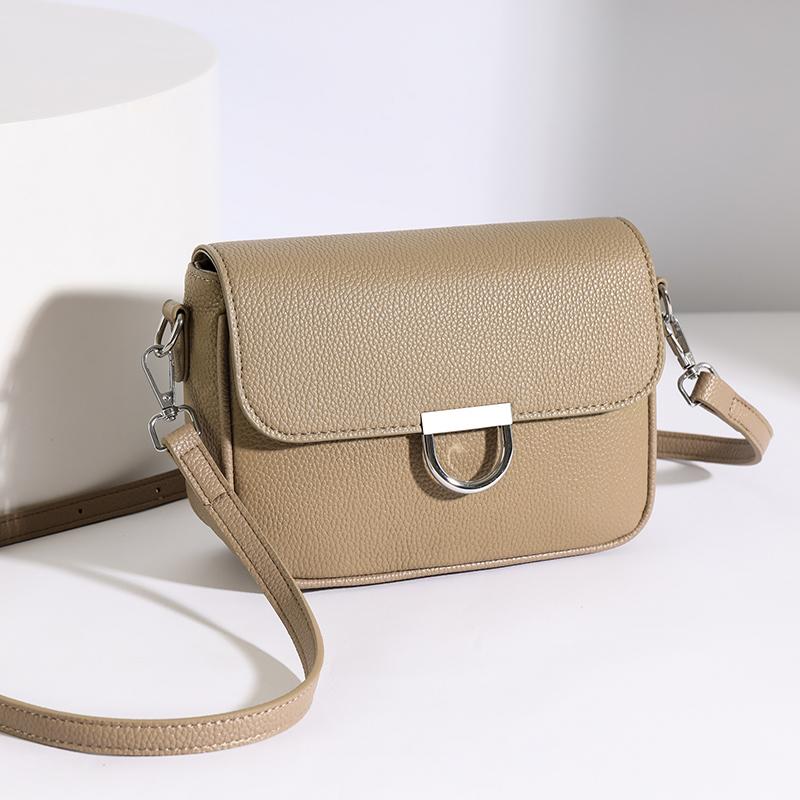 100% Genuine Leather Handbag Fashion Solid Color Female Shoulder Crossbody Bag Women bags Designer Cowhide Ladies Tote Bags