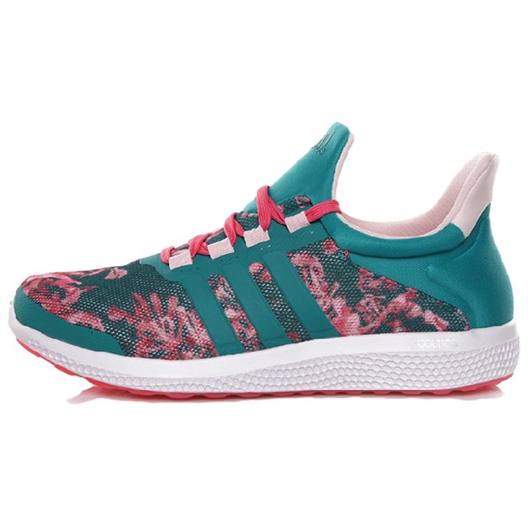 Adidas Comfortable Versatile Shock Absorbing Durable Low Top Casual Running Shoes Women Sneaker Blue Pink S78254