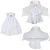 French Shirt Vintage False Collars White Lace Peter Pan Collar Unisex Medieval