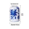 Blue and White Porcelain Peony Vase: Elegant Living Room Decoration