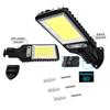 Solar Motion Sensor Lights Solar Powered LED Security Lights COB LED 3 Lighting Modes for Garden Fence Patio Garage