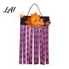 Skull Bat Pumpkin Print Backdrop Halloween Rag Flag Banner Maple Leaf Flower Ribbon Hanging Kindergarten Activity Decor Decor Farmhouse Wall Art for