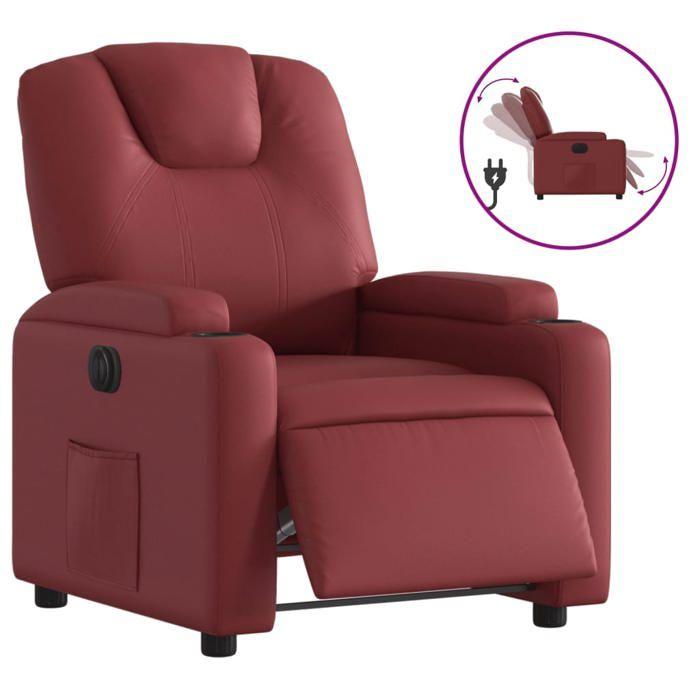 VidaXL Electric Recliner, Relaxation Chair with Adjustable Backrest and Footrest, Living Room Seat, Modern, 3204420