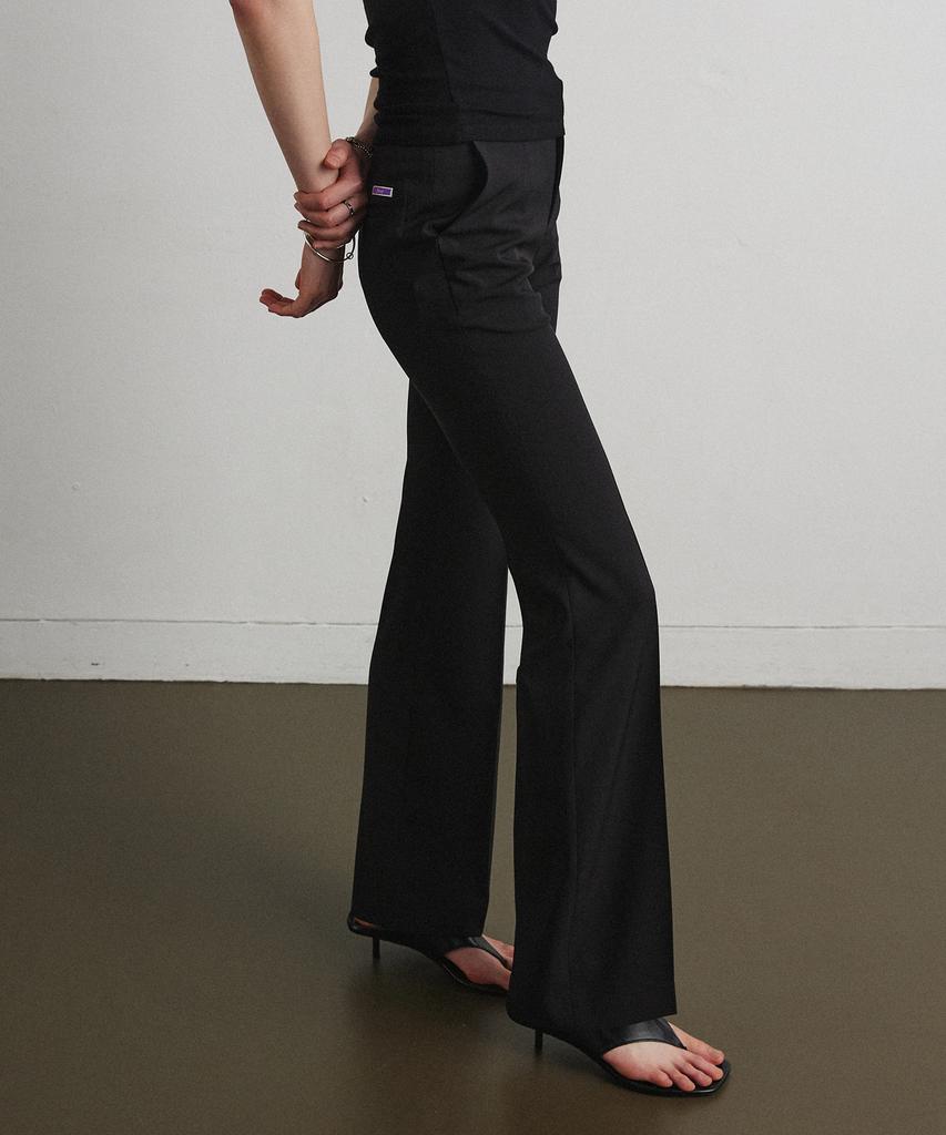 Aheule Essential Bootcut Slacks_Black
