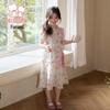 Girls' Sweet Floral Princess Summer Dress