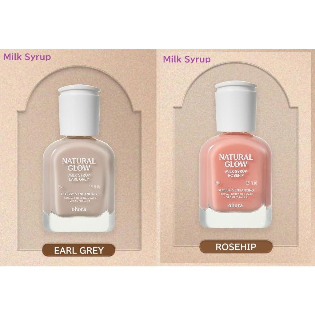 OHORA Sada posilovače nehtů Sirup Posilující péče o nehty Lesk 10 ml x2 (10 X 10)