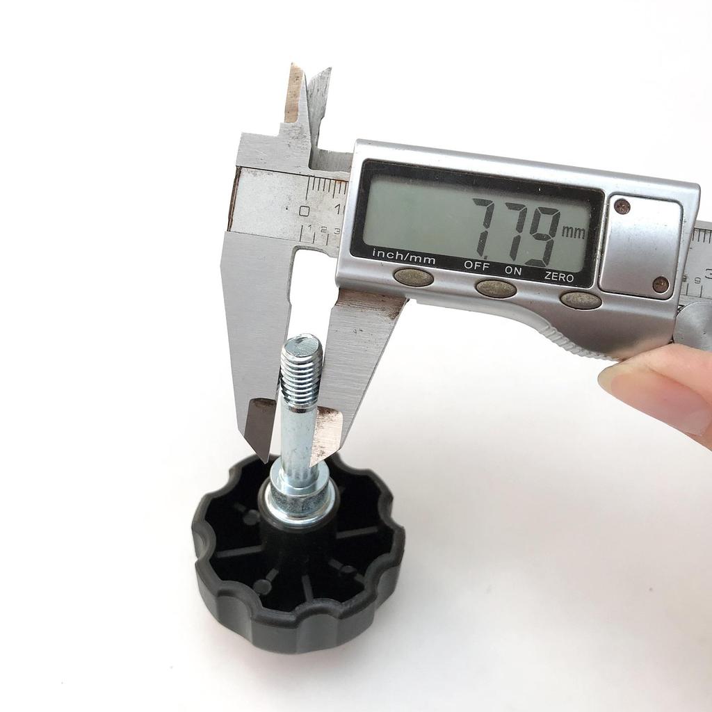 Fan Car M8 Hand-Tightening Bolt with Plastic Knob Handle Screw