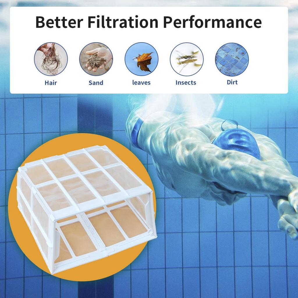 9983106-R1 Cestello Interno Sostitutivo Filtro per Pulitore Robotico Piscina Dolphin S200 S300 S300i, Filtro Pre-Filtro Ultra Fine di Ricambio