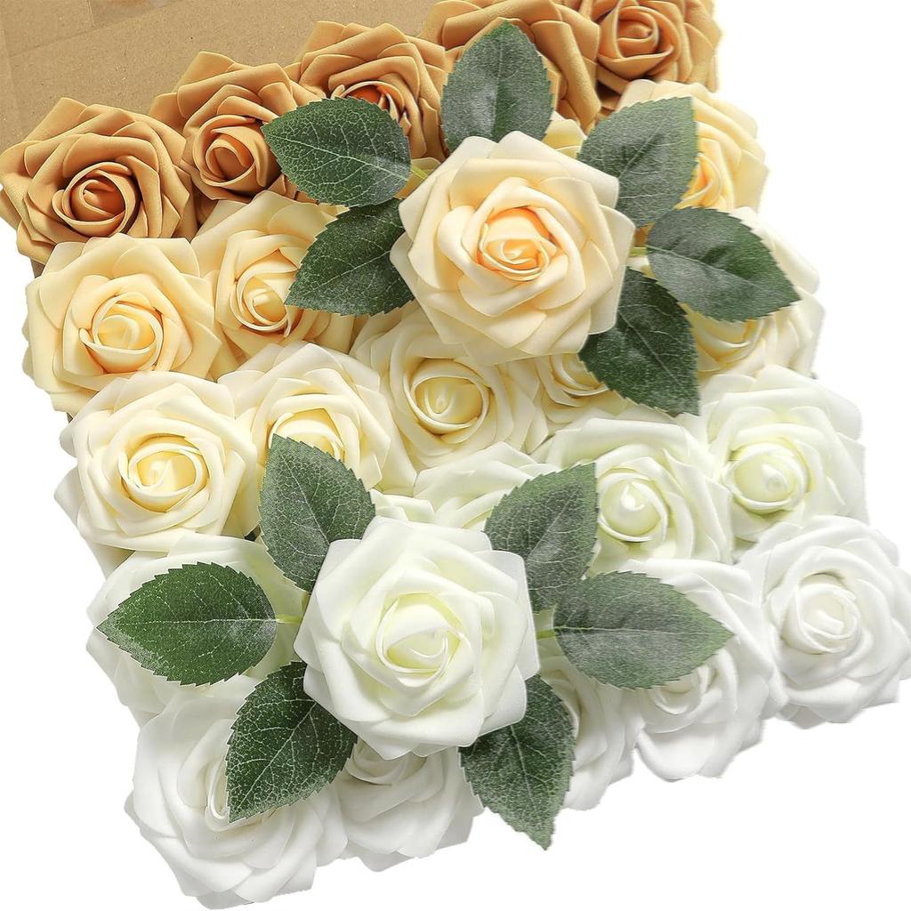 Simulated Flower Box Birthday Proposal Flower Head With Pole Wedding Bride Holding Flowers Atmosphere Decoration Flowers  1box