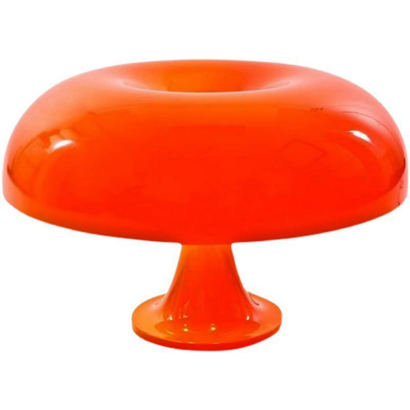 wgzixezn 2022 Latest Mushroom Table Lamp, Bedside Lamp, Italian Style Modern Desk Light, Baby Home Decor for Dining, Living Room, Study, Orange