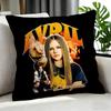 Singer - Avril Lavigne Cushion Cover Cushion Cover Set 4Pcs 50X50 45X45 40X40 Pillowcase Decorative Sofa Home Decor