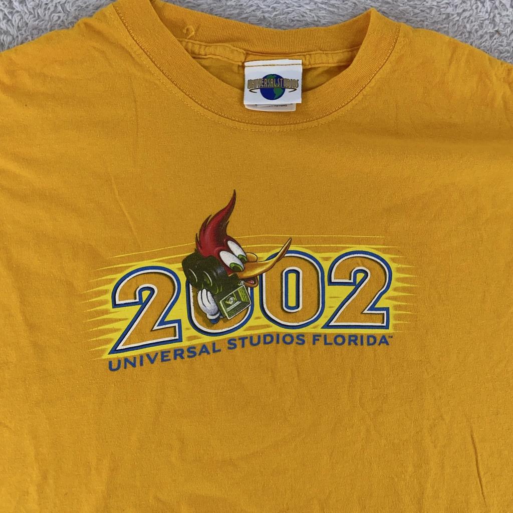 Vintage Universal Studios Florida Shirt Mens XL Woody Woodpecker 2002 Tee 00s